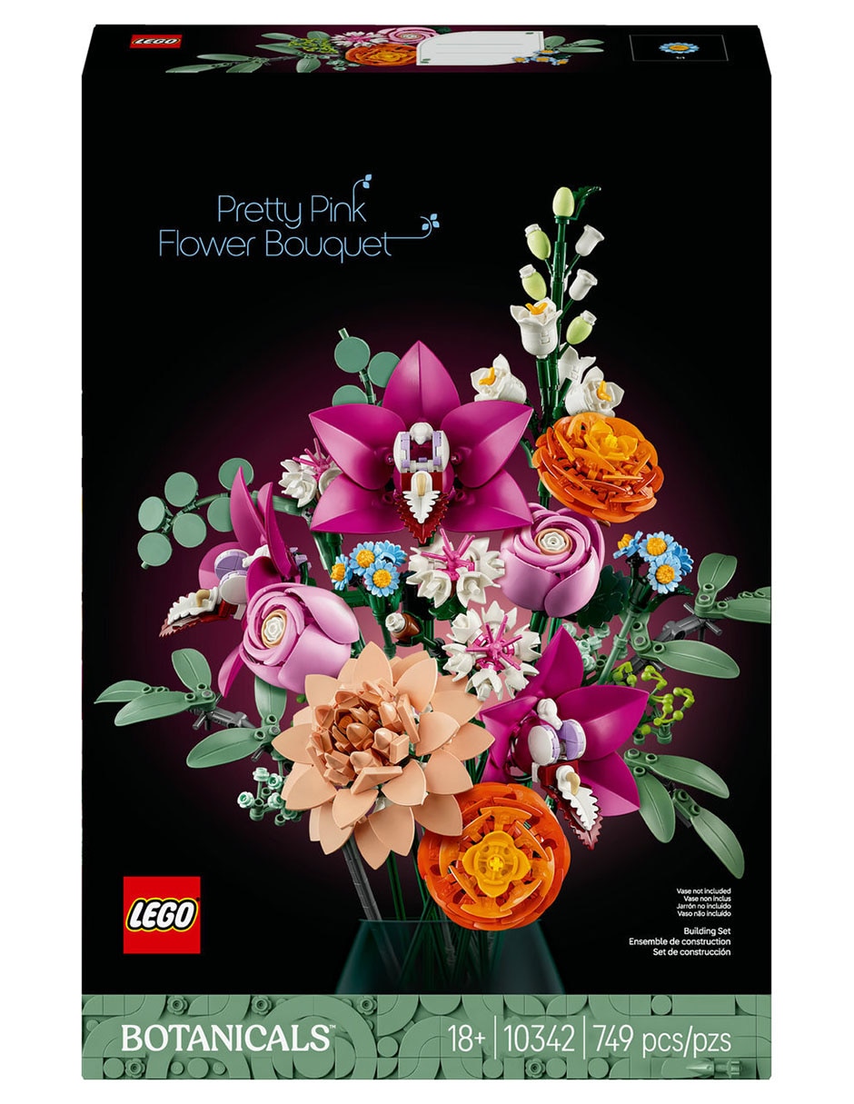 Lego Botanicals Ramo de Flores Fantasía en Rosa 10342
