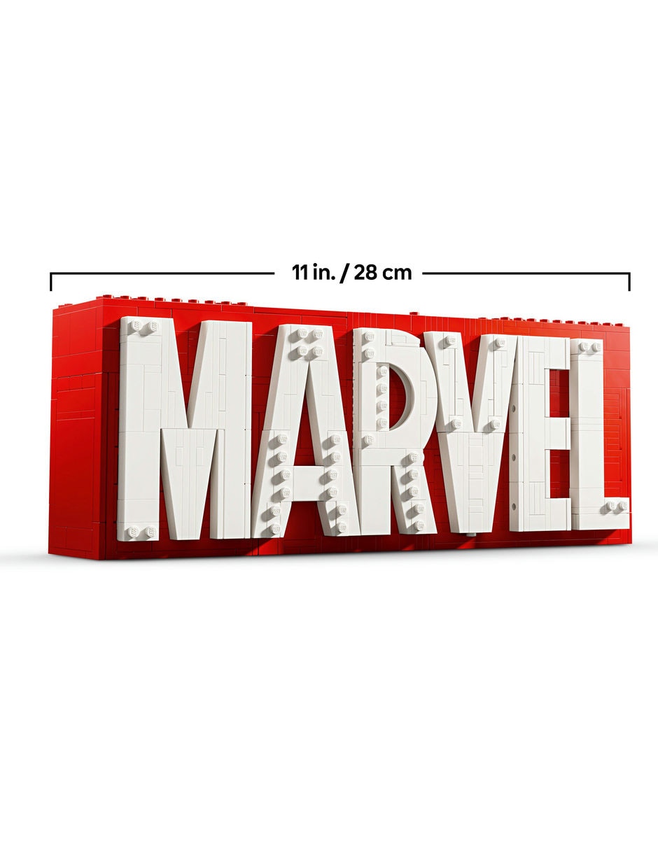 Lego Infinity Saga Logotipo MARVEL y Minifiguras 76313