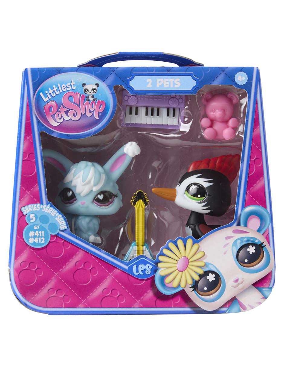 Set Figuras De Animales Littlest Pet Shop Bandai Serie 5 Punk Y Pastel