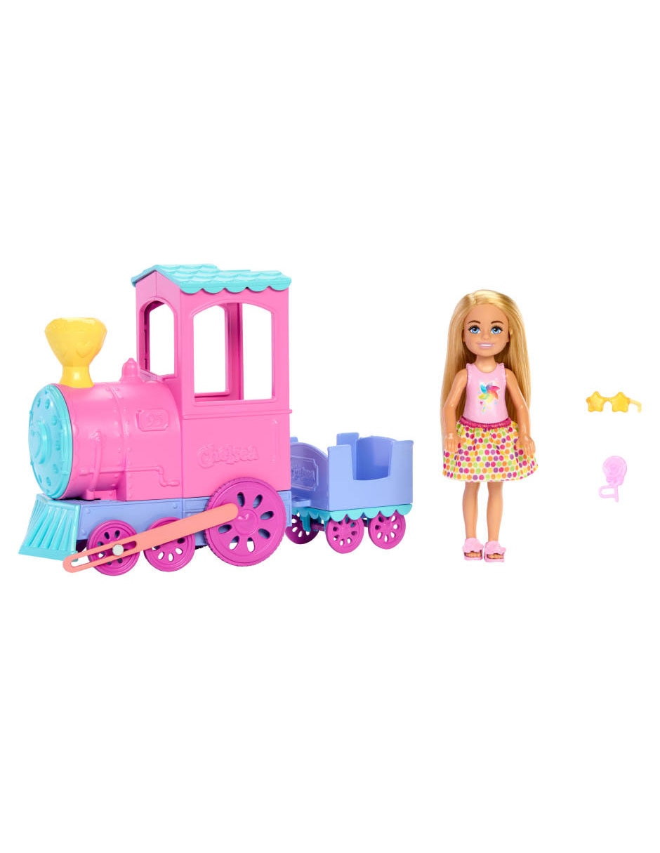 Set muñecas Barbie Chelsea Tren de Carnaval