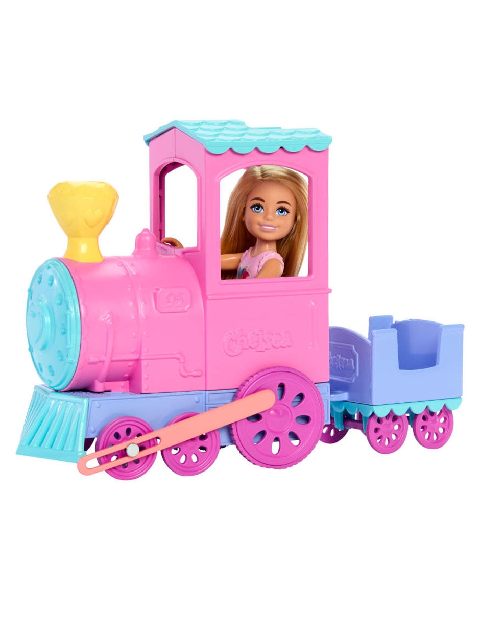 Set muñecas Barbie Chelsea Tren de Carnaval