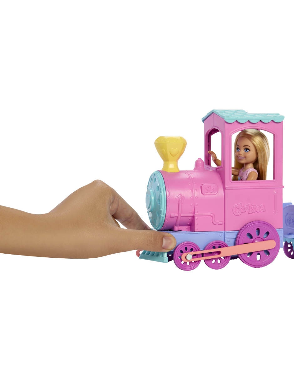 Set muñecas Barbie Chelsea Tren de Carnaval