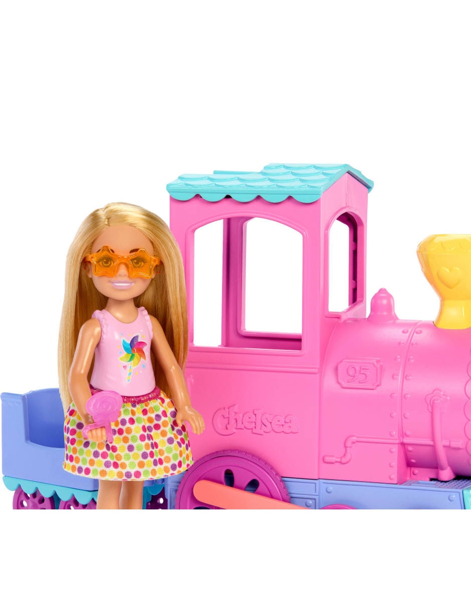Set muñecas Barbie Chelsea Tren de Carnaval
