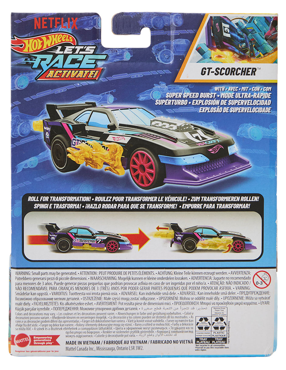 Vehículo transformable Hot Wheels GT - Scorcher