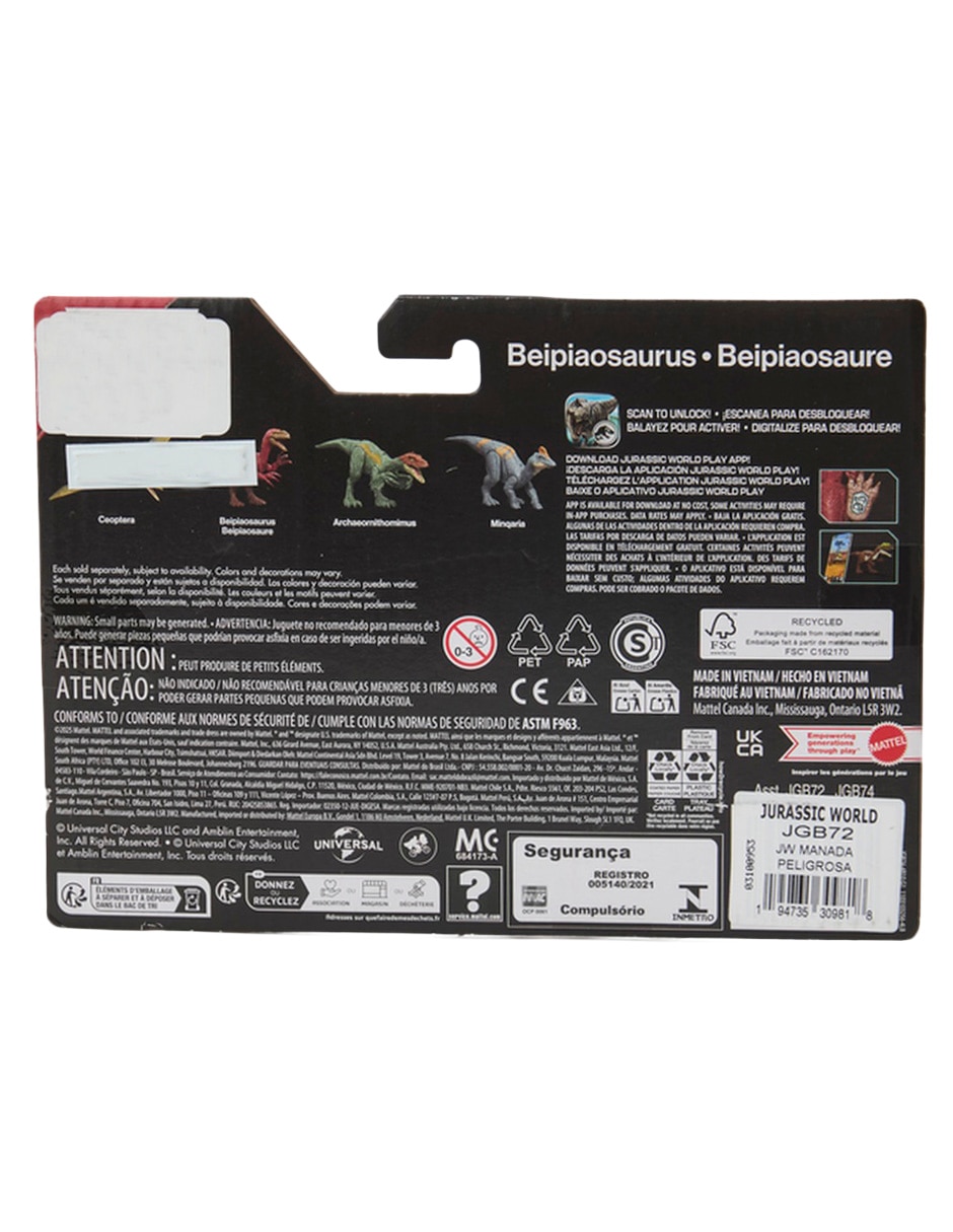 Figura de acción articulada Jurassic World Rebirth Jurassic World