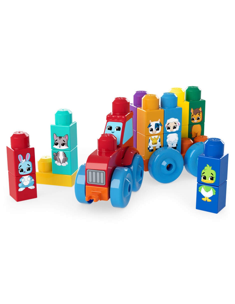 Mega Bloks Tractor de Animalitos JKG33