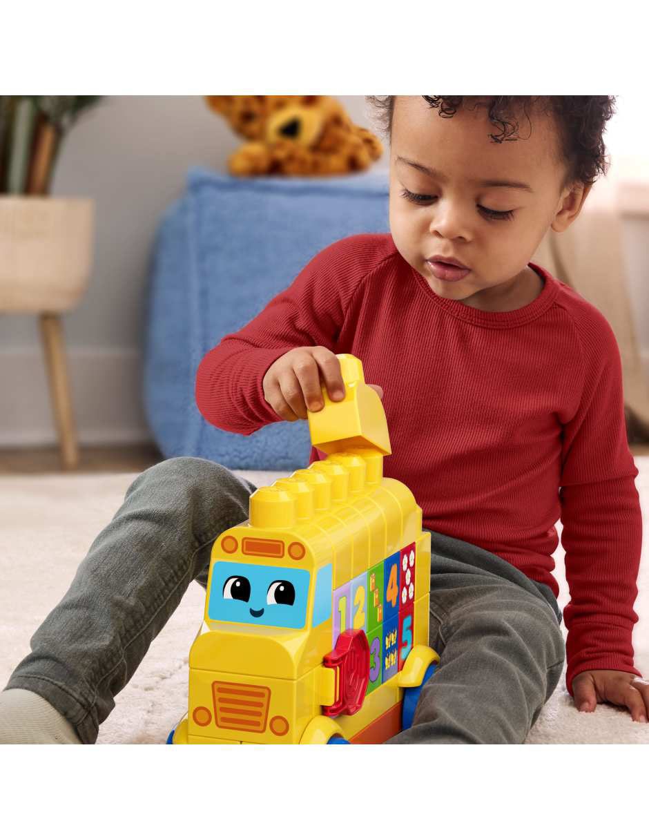 Set construcción Autobús Arma y Cuenta JKG34 Fisher Price 4