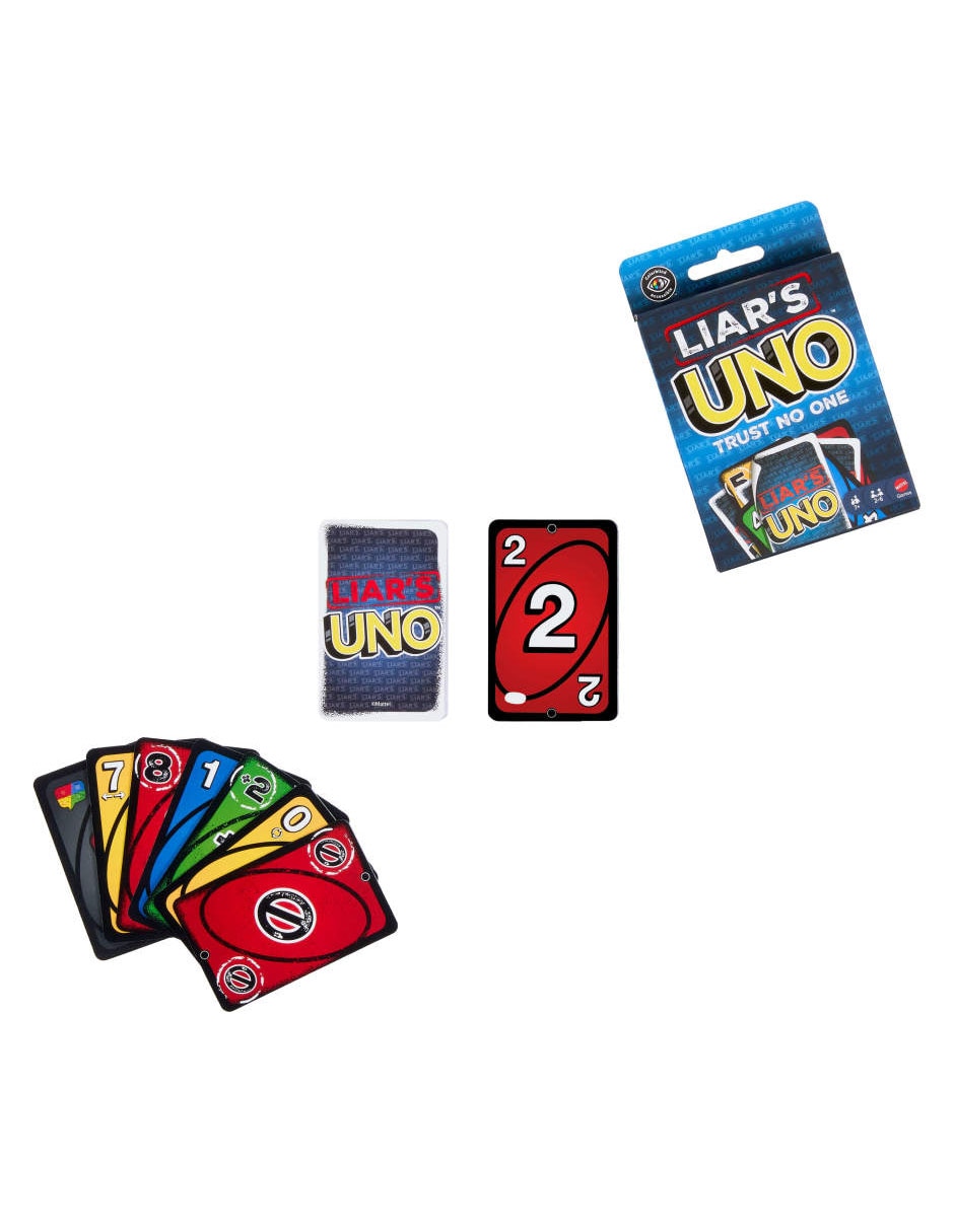 Uno Liar's juego de mesa Mattel