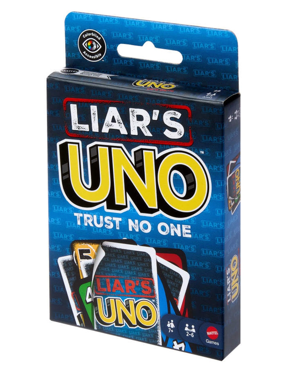Uno Liar's juego de mesa Mattel