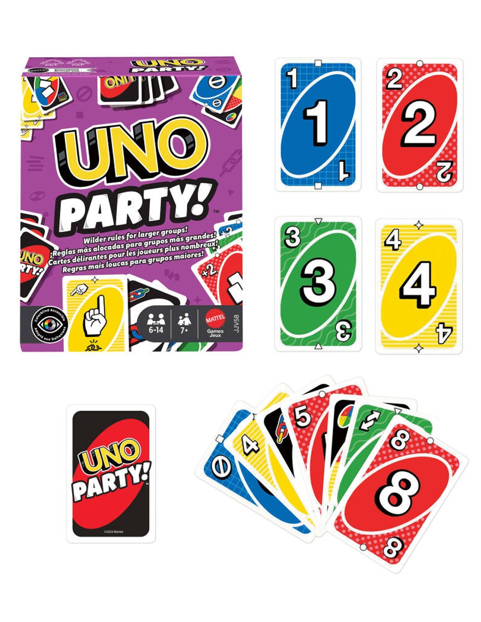 UNO Party! Juego de mesa Mattel