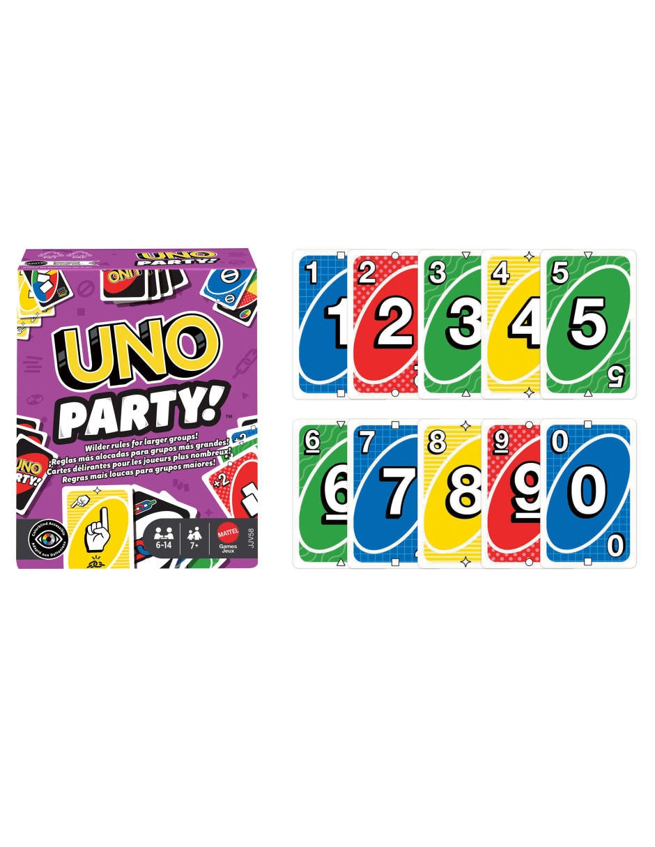 UNO Party! Juego de mesa Mattel