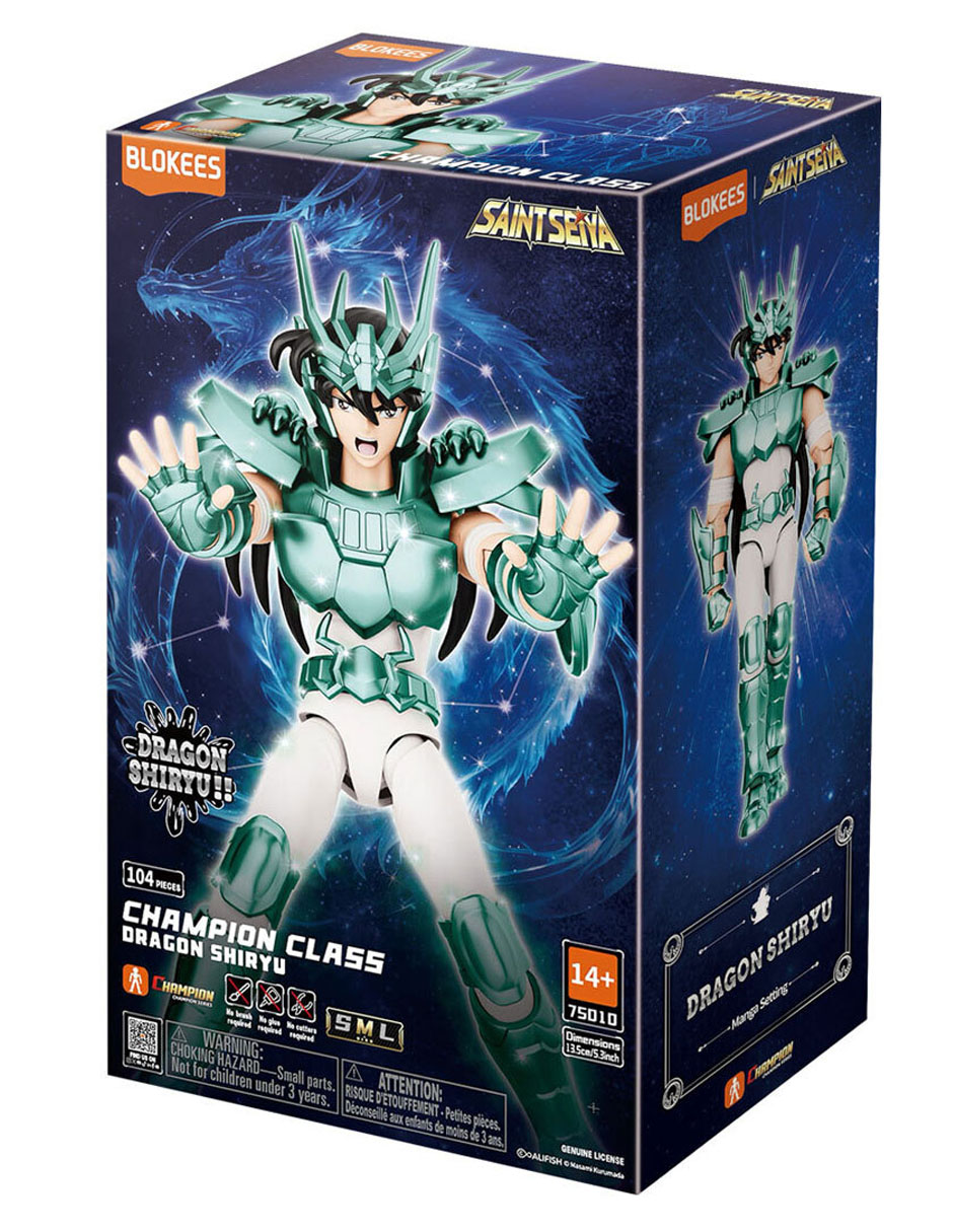 Figura de acción articulada Saint Seiya Dragon Shiryu Blokees