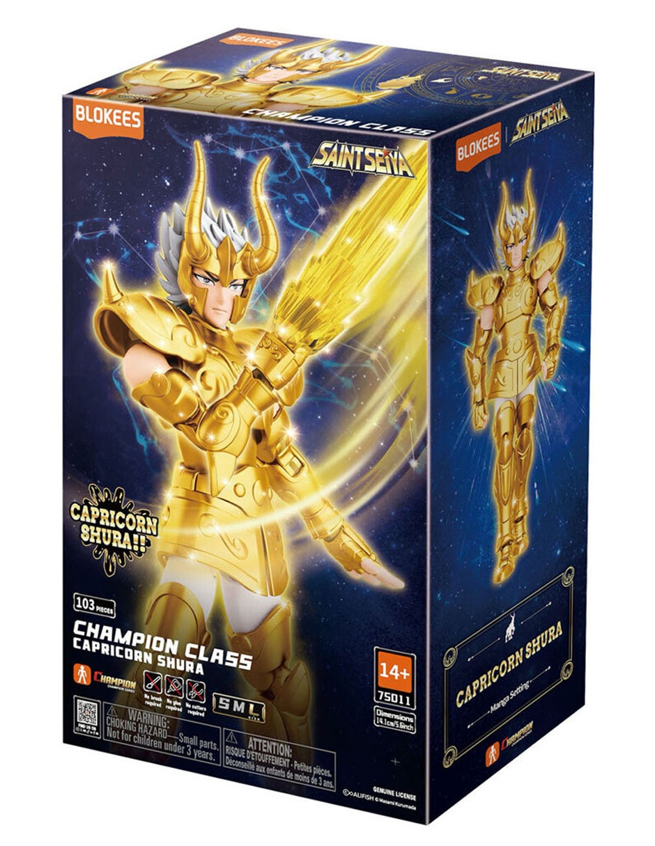 Figura de acción articulada Saint Seiya Capricorn Shura Blokees