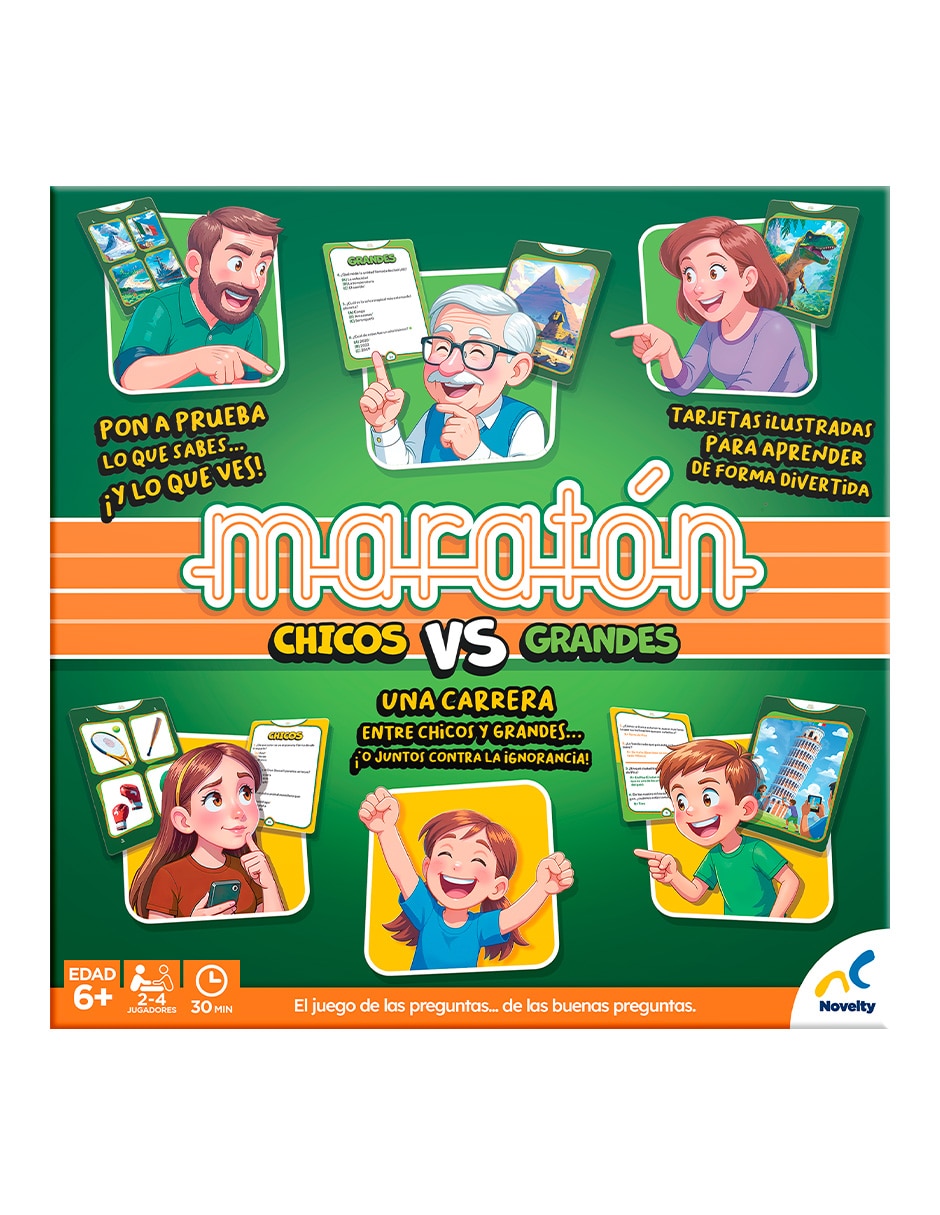 Juego de mesa chicos vs grandes Novelty Juegos de Mesa