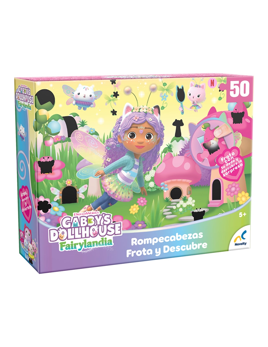 Rompecabezas infantil Frota y descubre Gabby´s Dollhouse Novelty 50 piezas
