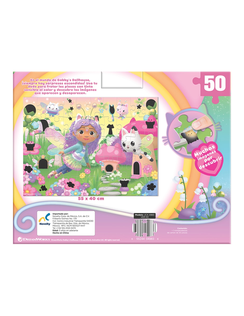 Rompecabezas infantil Frota y descubre Gabby´s Dollhouse Novelty 50 piezas