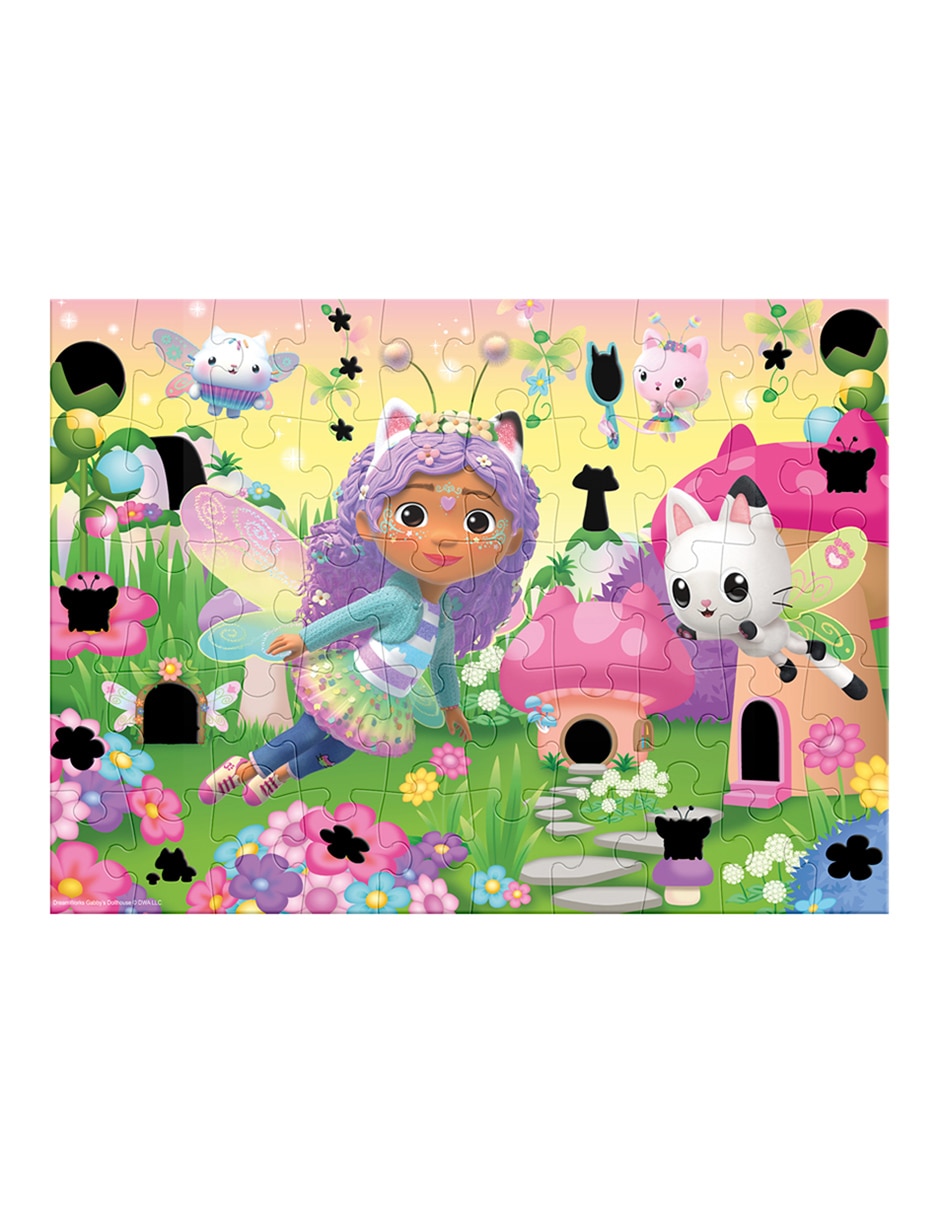 Rompecabezas infantil Frota y descubre Gabby´s Dollhouse 50 piezas