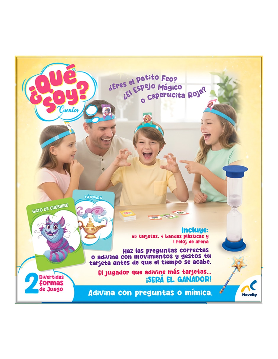 ¿Qué soy? cuentos infantiles Novelty Juegos de Mesa