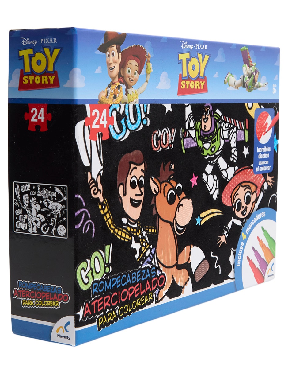 Rompecabezas Aterciopelado para Colorear Toy Story 2