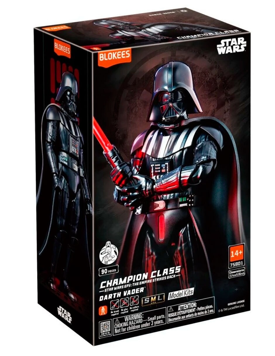 Figura de colección articulada Star Wars Darth Vader Blokees