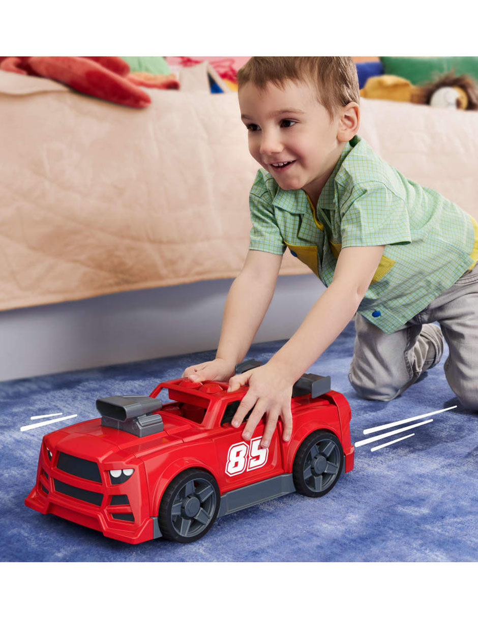 Juguete armable Set de construcción Build & Go Race Car JKG35