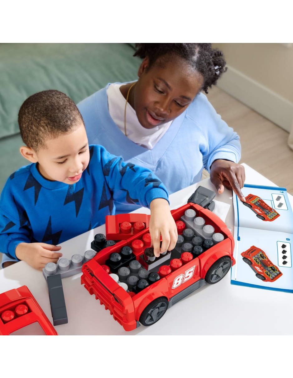 Juguete armable Set de construcción Build & Go Race Car JKG35