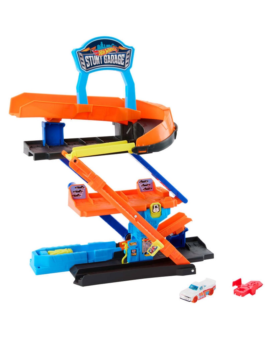 Pista armable Hot Wheels Garage de Acrobacias