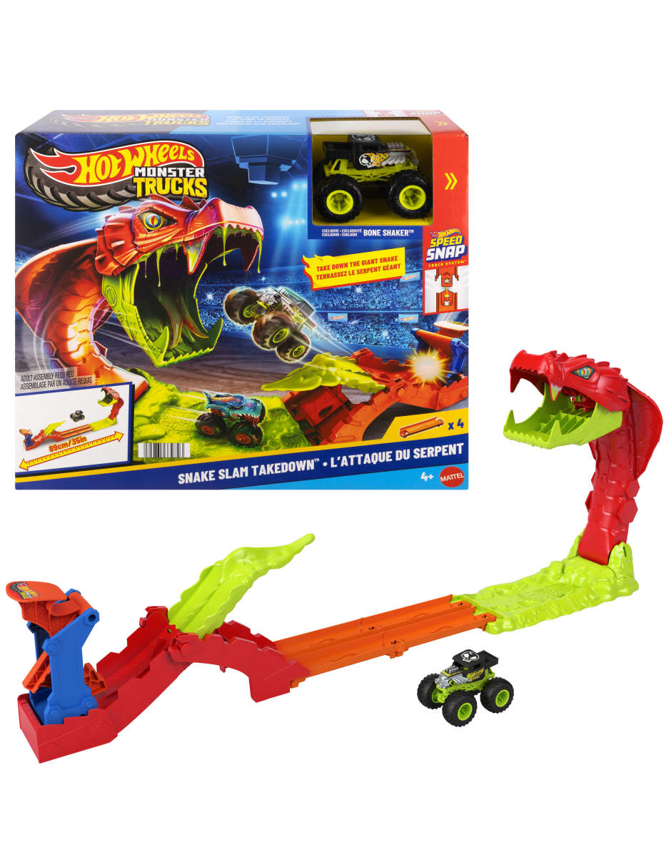 Pista armable Hot Wheels Snake Slam Takedown
