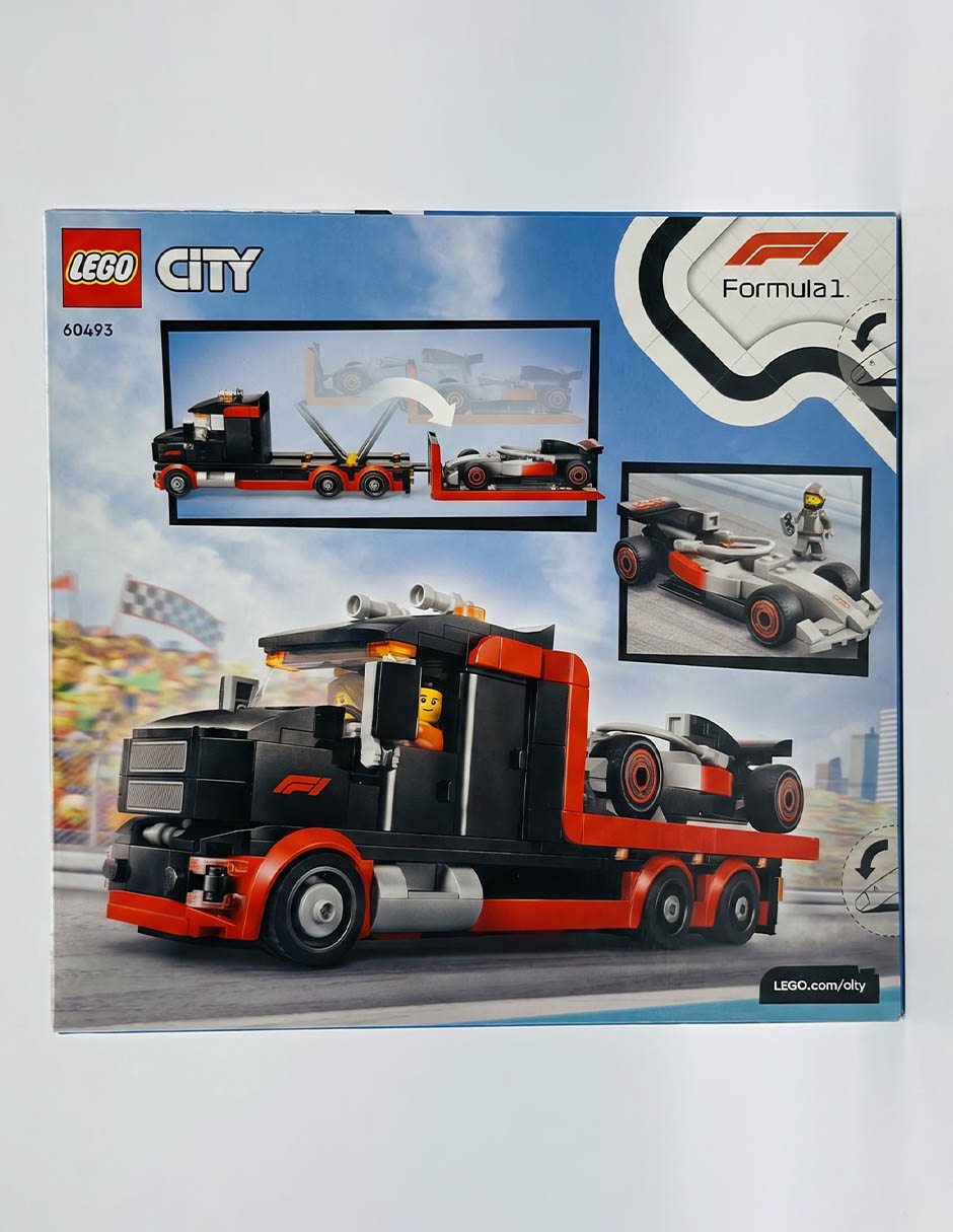 Lego City Camión de Exposición de F1 con Coche de Carreras Audi F1 60493 Formula 1