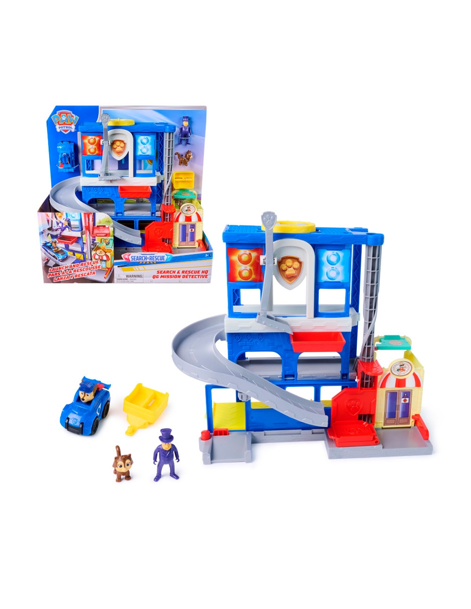 Set figuras acción paw patrol rescue especial paw patrol con movimiento