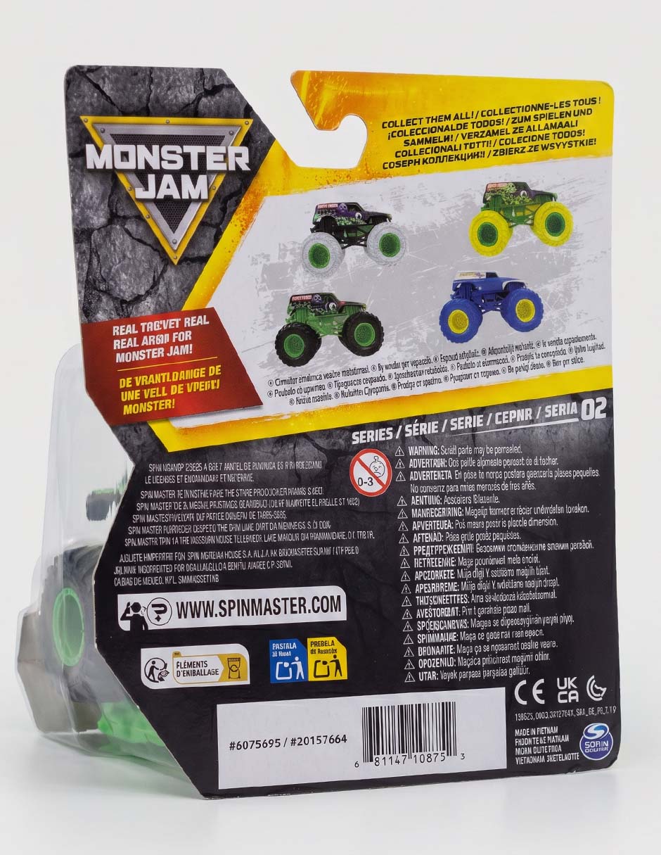 Vehículo de juguete Grave Digger Monster Jam