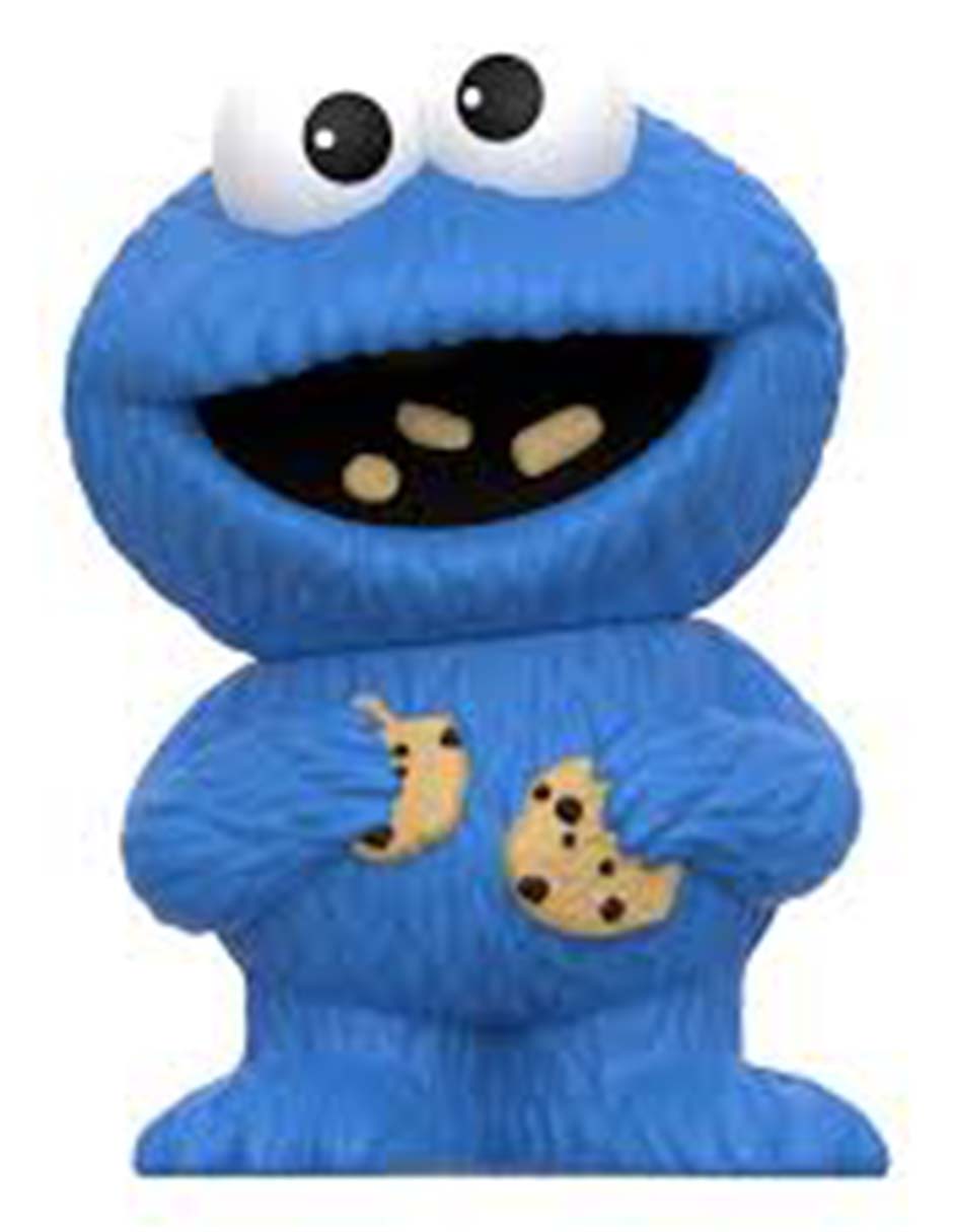 Figura de acción Sesame Street Cookie Monster
