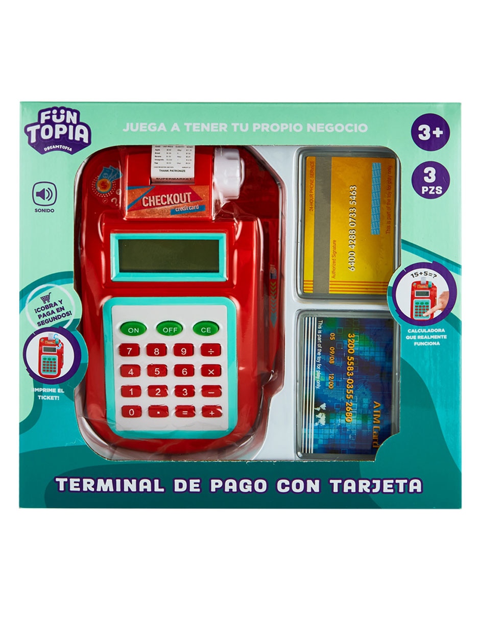 Terminal de pago con tarjeta juego didáctico unisex