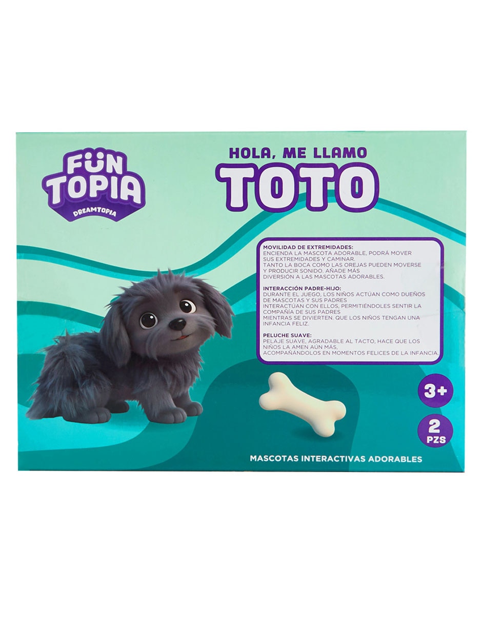 Peluche de perro Toto de 19 cm