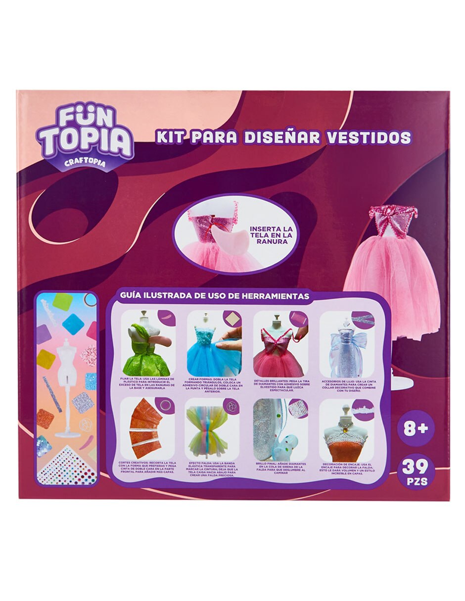 Kit para diseñar vestidos