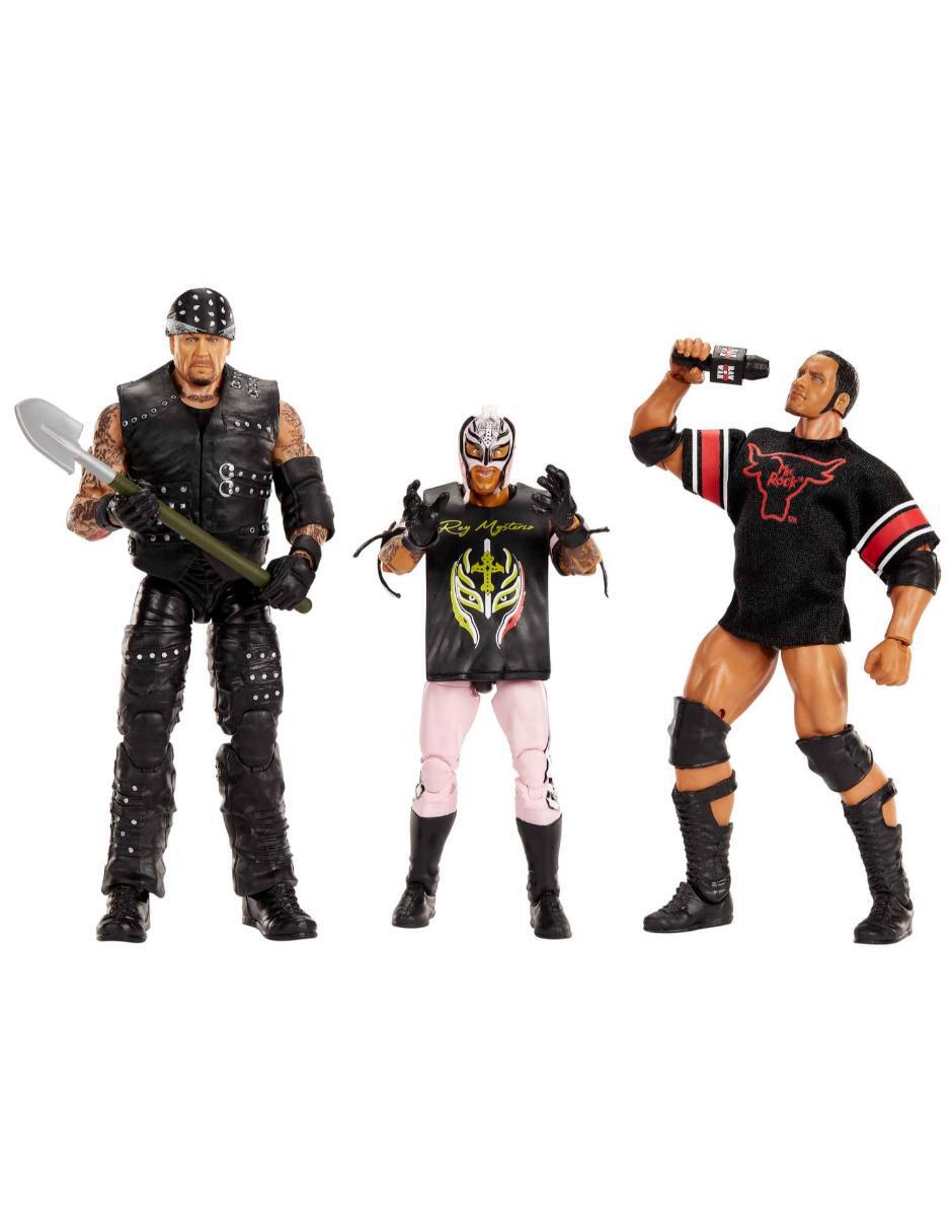 Set figura de acción articulada WWE Luchador