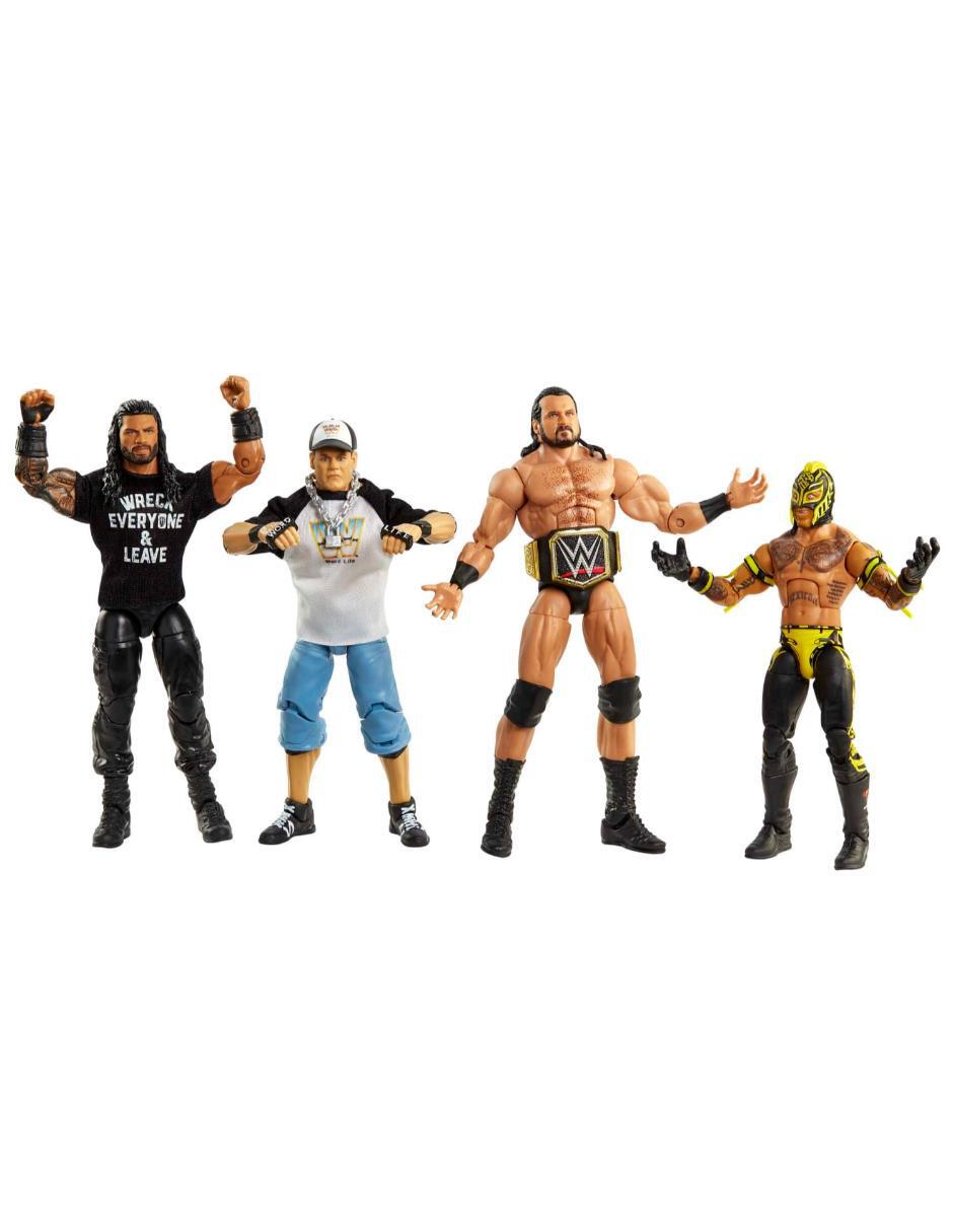 Set figura de acción articulada WWE Luchador 7