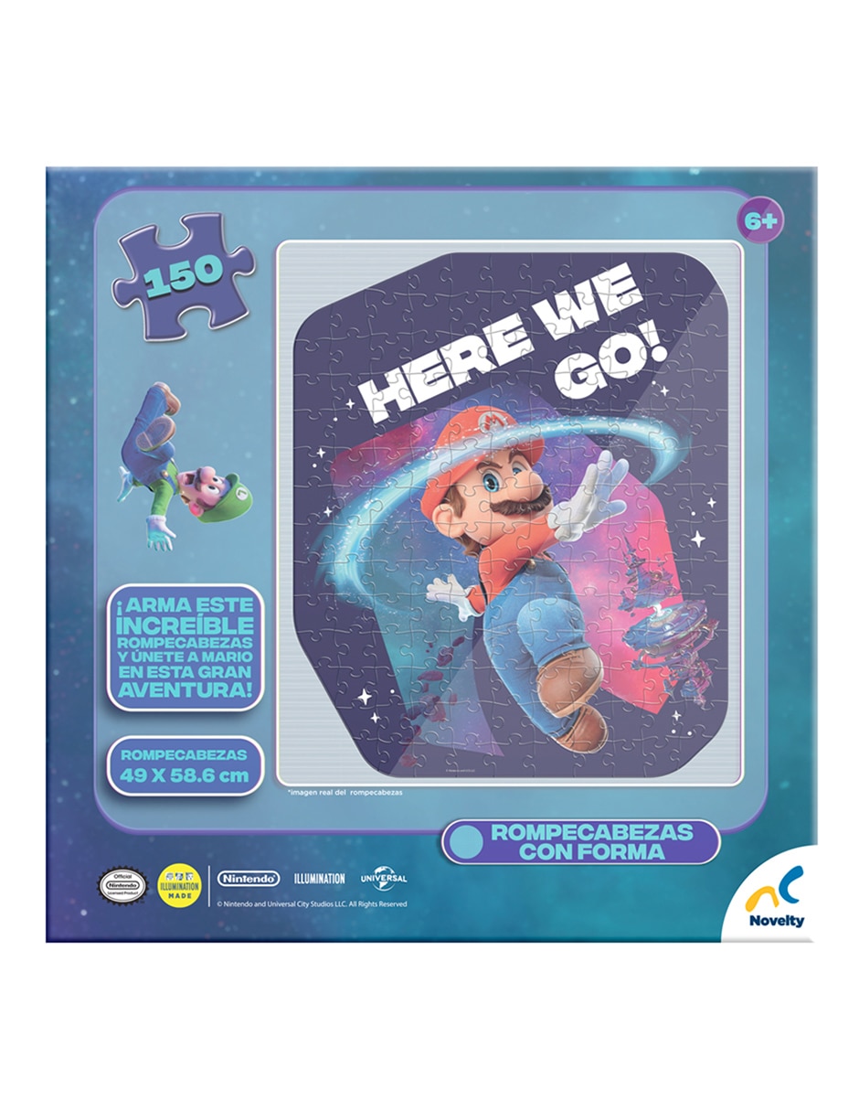 Rompecabezas infantil mario bros alcancía 150 piezas 4
