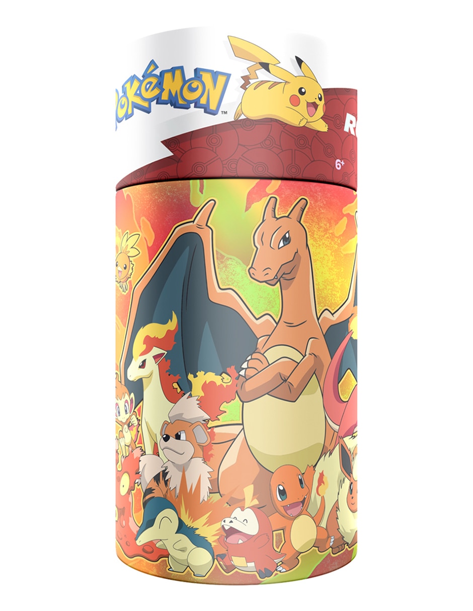 Rompecabezas cilindro pokémon de fuego 100 piezas 3