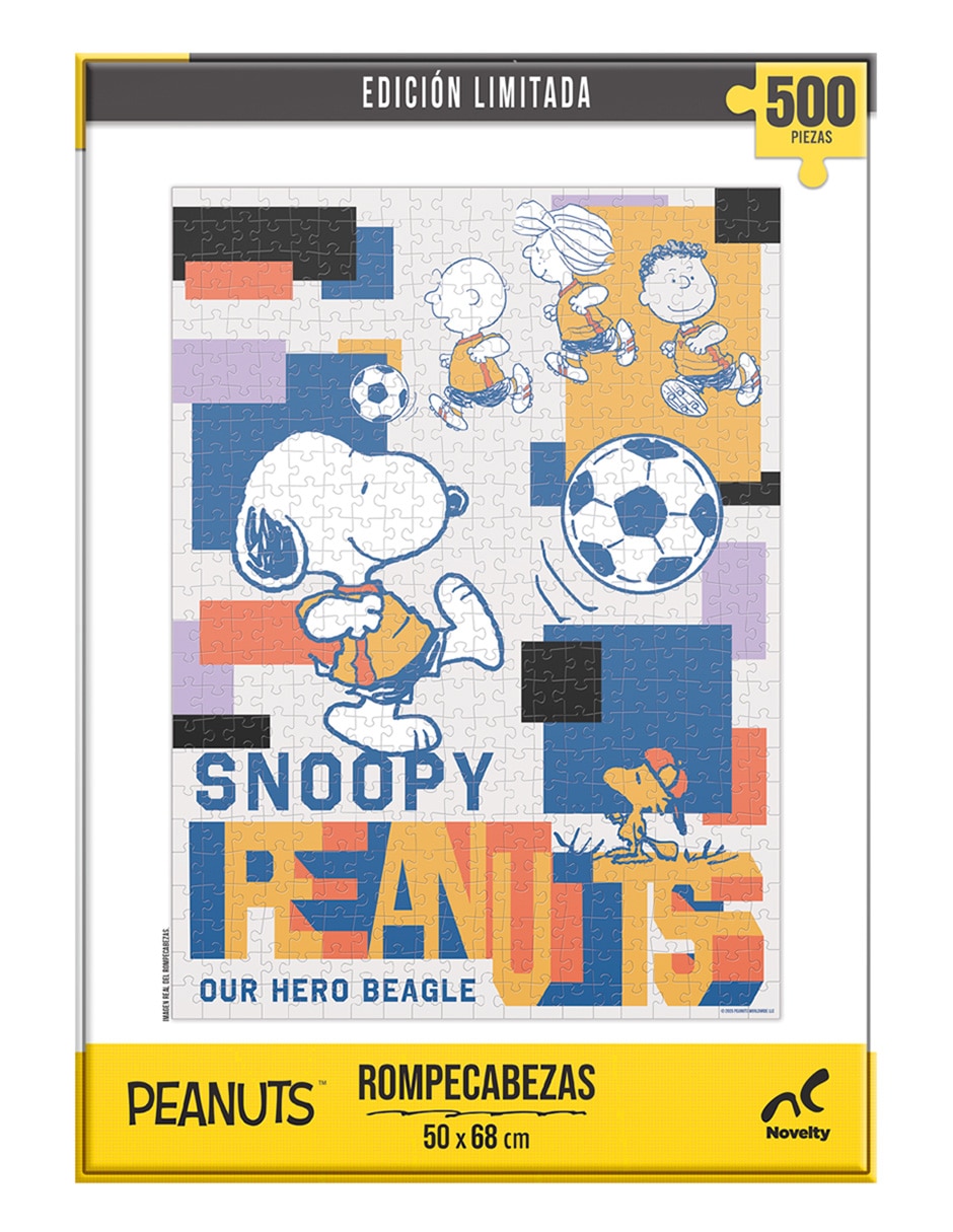 Rompecabezas peanuts fútbol edición limitada 500 piezas 5