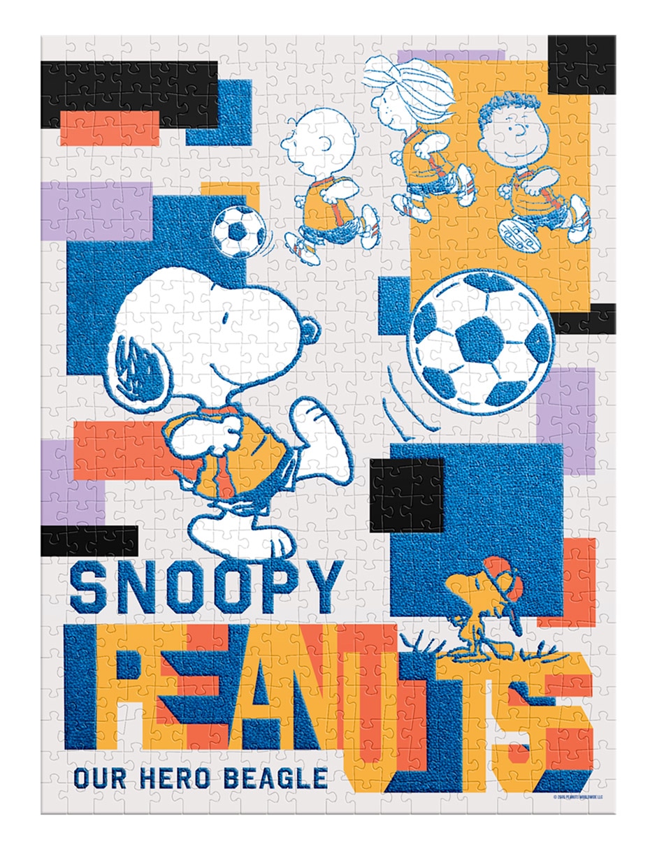 Rompecabezas peanuts fútbol edición limitada 500 piezas 1