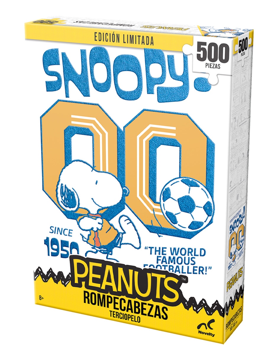 Rompecabezas peanuts fútbol edición limitada novelty 500 piezas