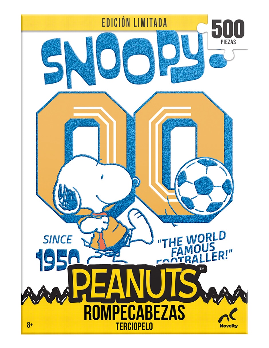 Rompecabezas peanuts fútbol edición limitada novelty 500 piezas