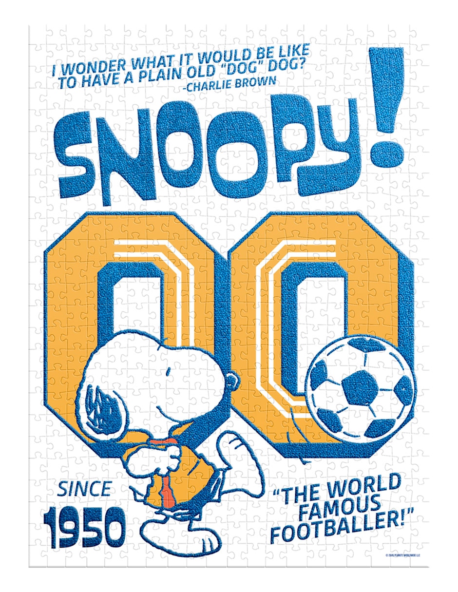 Rompecabezas peanuts fútbol edición limitada novelty 500 piezas