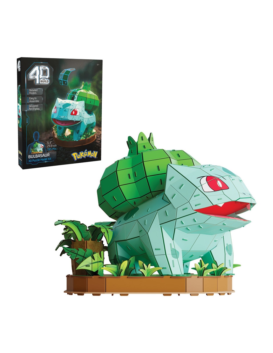 Rompecabezas 4d pokémon bulbasaur 195 piezas 1