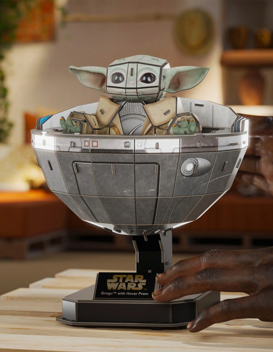 Rompecabezas 4D Star Wars Grogu spinmaster 138 piezas 3