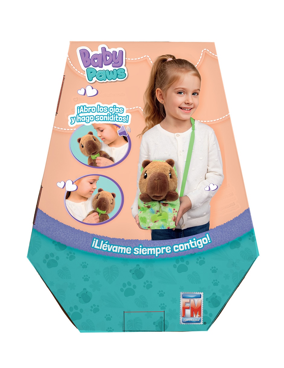Peluche de capibara Baby Paws de 28.5 cm 5