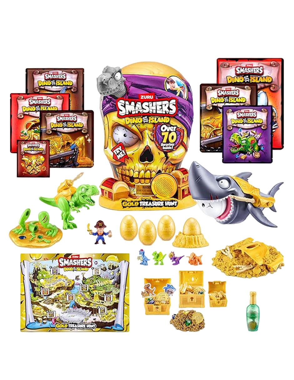 Figura de Accion DINO Treasure ORO