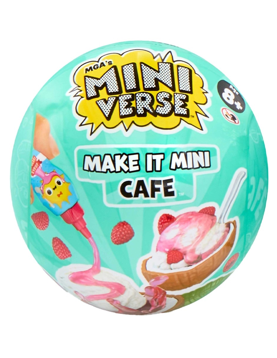 Juguete Impulso Minicoleccionable Make It Mini Foods Café