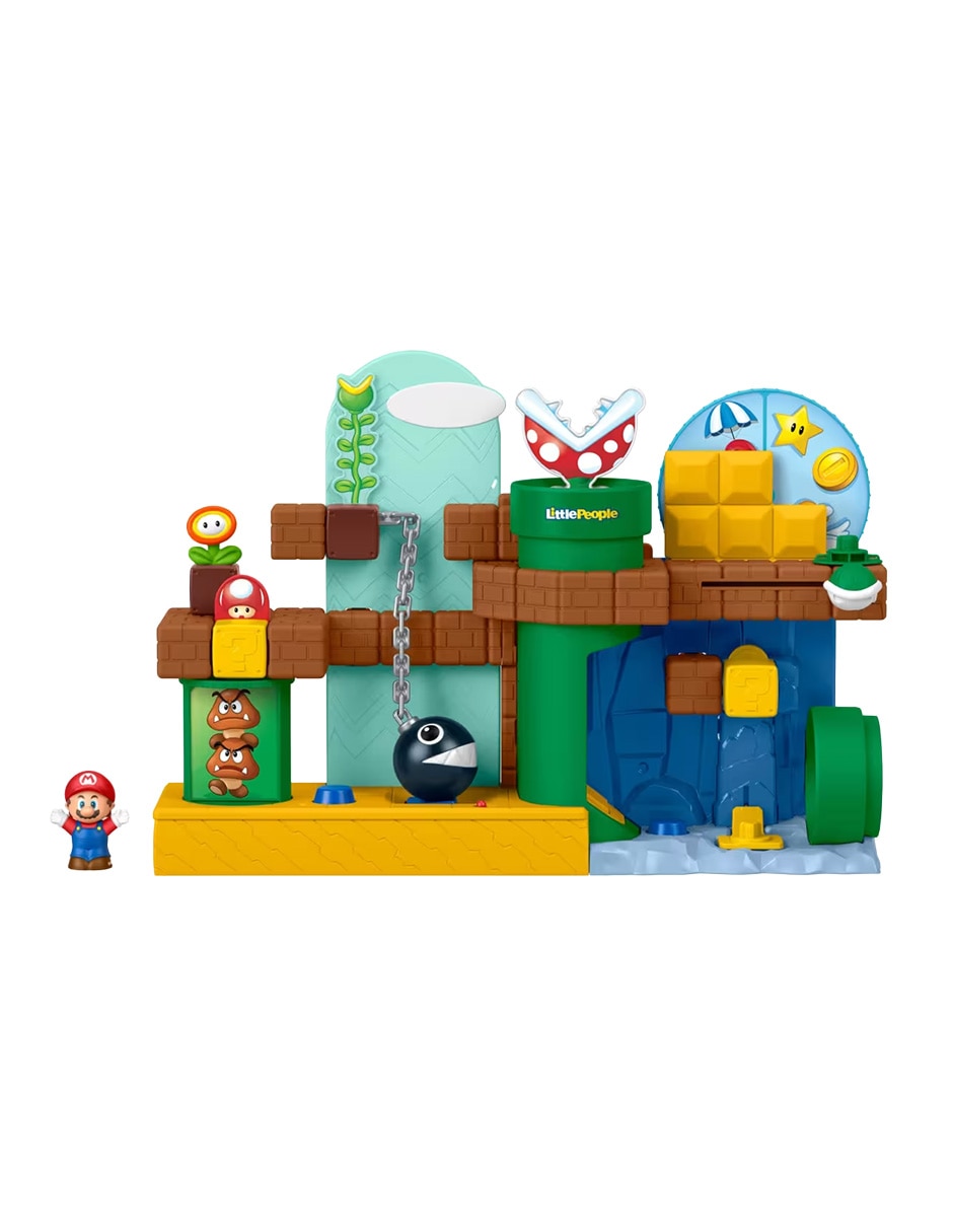 Mundo de Mario Bros Fisher Price Little People juego didáctico unisex